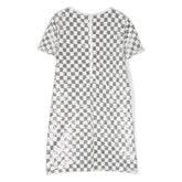 Check Pattern Sequin Dress